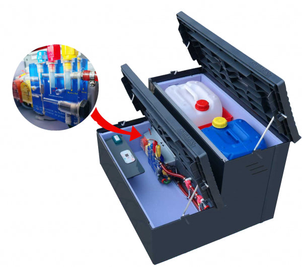 Dosiertreppe anthrazitgrau RAL 7016 – Ansicht 3